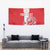 Custom Luxembourg Football Tapestry Les Lions Rouges - Wonder Print Shop