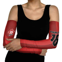 Canada Soccer Maple Leaf Custom Arm Sleeves Sporty Style - Wonder Print Shop
