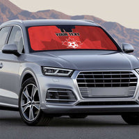 Canada Soccer Maple Leaf Custom Auto Sun Shade Sporty Style - Wonder Print Shop