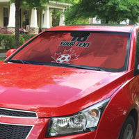 Canada Soccer Maple Leaf Custom Auto Sun Shade Sporty Style - Wonder Print Shop