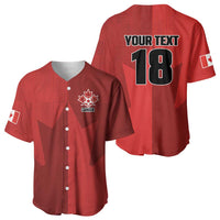 Canada Soccer Maple Leaf Custom Baseball Jersey Sporty Style - Wonder Print Shop
