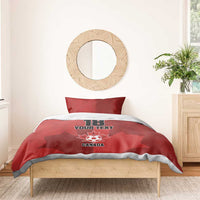 Canada Soccer Maple Leaf Custom Bedding Set Sporty Style - Wonder Print Shop
