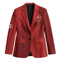 Canada Soccer Maple Leaf Custom Blazer Sporty Style - Wonder Print Shop