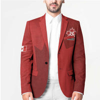 Canada Soccer Maple Leaf Custom Blazer Sporty Style - Wonder Print Shop