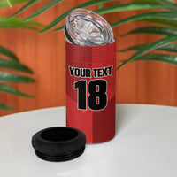 Canada Soccer Maple Leaf Custom 4 in 1 Can Cooler Tumbler Sporty Style - Wonder Print Shop