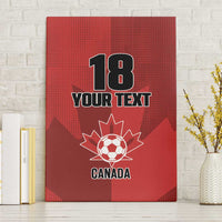 Canada Soccer Maple Leaf Custom Canvas Wall Art Sporty Style - Wonder Print Shop