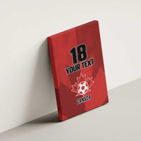 Canada Soccer Maple Leaf Custom Canvas Wall Art Sporty Style - Wonder Print Shop