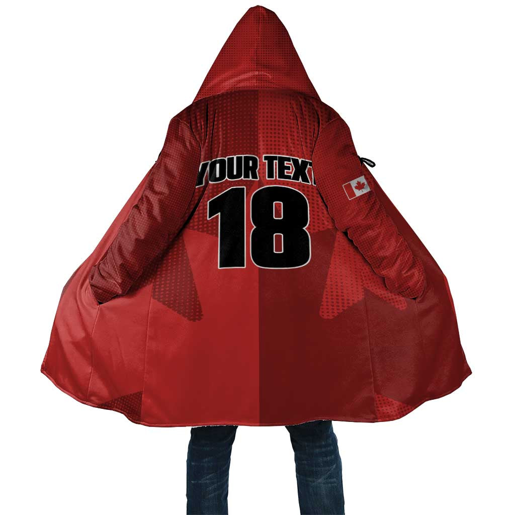 Canada Soccer Maple Leaf Custom Cloak Sporty Style - Wonder Print Shop