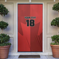 Canada Soccer Maple Leaf Custom Door Cover Sporty Style - Wonder Print Shop
