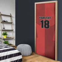Canada Soccer Maple Leaf Custom Door Cover Sporty Style - Wonder Print Shop