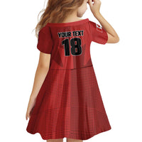 Canada Soccer Maple Leaf Custom Family Matching Off Shoulder Maxi Dress and Hawaiian Shirt Sporty Style - Wonder Print Shop