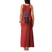 Canada Soccer Maple Leaf Custom Family Matching Tank Maxi Dress and Hawaiian Shirt Sporty Style - Wonder Print Shop