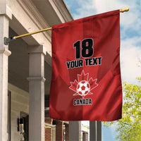 Canada Soccer Maple Leaf Custom Garden Flag Sporty Style - Wonder Print Shop