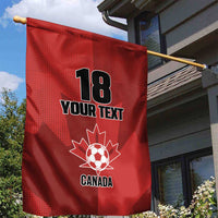 Canada Soccer Maple Leaf Custom Garden Flag Sporty Style - Wonder Print Shop