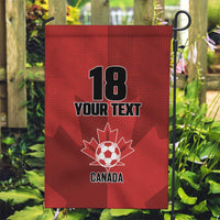 Canada Soccer Maple Leaf Custom Garden Flag Sporty Style - Wonder Print Shop