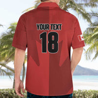 Canada Soccer Maple Leaf Custom Hawaiian Shirt Sporty Style - Wonder Print Shop