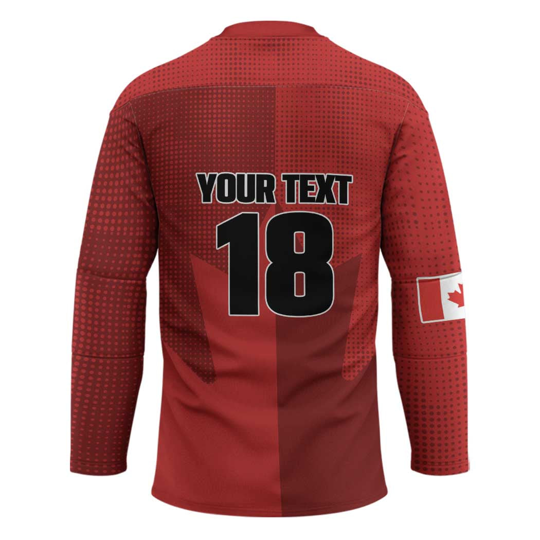 Canada Soccer Maple Leaf Custom Hockey Jersey Sporty Style - Wonder Print Shop