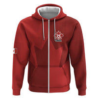 Canada Soccer Maple Leaf Custom Hoodie Sporty Style - Wonder Print Shop