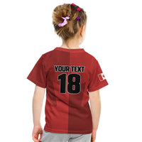 Canada Soccer Maple Leaf Custom Kid T Shirt Sporty Style - Wonder Print Shop