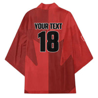 Canada Soccer Maple Leaf Custom Kimono Sporty Style - Wonder Print Shop