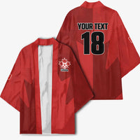 Canada Soccer Maple Leaf Custom Kimono Sporty Style - Wonder Print Shop