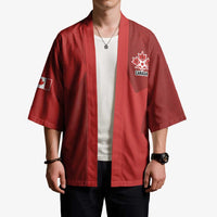 Canada Soccer Maple Leaf Custom Kimono Sporty Style - Wonder Print Shop