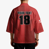 Canada Soccer Maple Leaf Custom Kimono Sporty Style - Wonder Print Shop