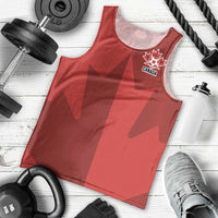 Canada Soccer Maple Leaf Custom Men Tank Top Sporty Style - Wonder Print Shop