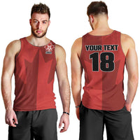 Canada Soccer Maple Leaf Custom Men Tank Top Sporty Style - Wonder Print Shop