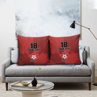 Canada Soccer Maple Leaf Custom Pillow Cover Sporty Style - Wonder Print Shop