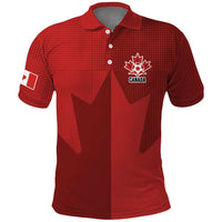 Canada Soccer Maple Leaf Custom Polo Shirt Sporty Style - Wonder Print Shop