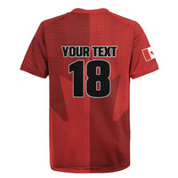 Canada Soccer Maple Leaf Custom Rugby Jersey Sporty Style - Wonder Print Shop