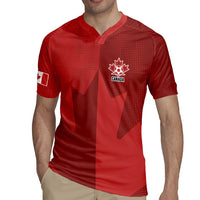 Canada Soccer Maple Leaf Custom Rugby Jersey Sporty Style - Wonder Print Shop