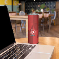 Canada Soccer Maple Leaf Custom Skinny Tumbler Sporty Style - Wonder Print Shop