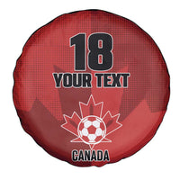 Canada Soccer Maple Leaf Custom Spare Tire Cover Sporty Style - Wonder Print Shop