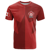 Canada Soccer Maple Leaf Custom T Shirt Sporty Style - Wonder Print Shop