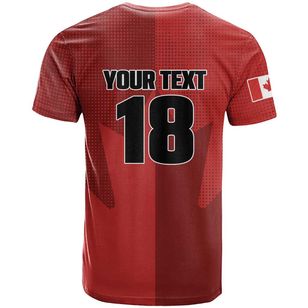 Canada Soccer Maple Leaf Custom T Shirt Sporty Style - Wonder Print Shop