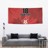 Canada Soccer Maple Leaf Custom Tapestry Sporty Style - Wonder Print Shop