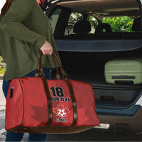 Canada Soccer Maple Leaf Custom Travel Bag Sporty Style - Wonder Print Shop