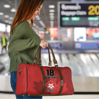 Canada Soccer Maple Leaf Custom Travel Bag Sporty Style - Wonder Print Shop