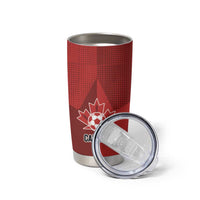 Canada Soccer Maple Leaf Custom Tumbler Cup Sporty Style - Wonder Print Shop