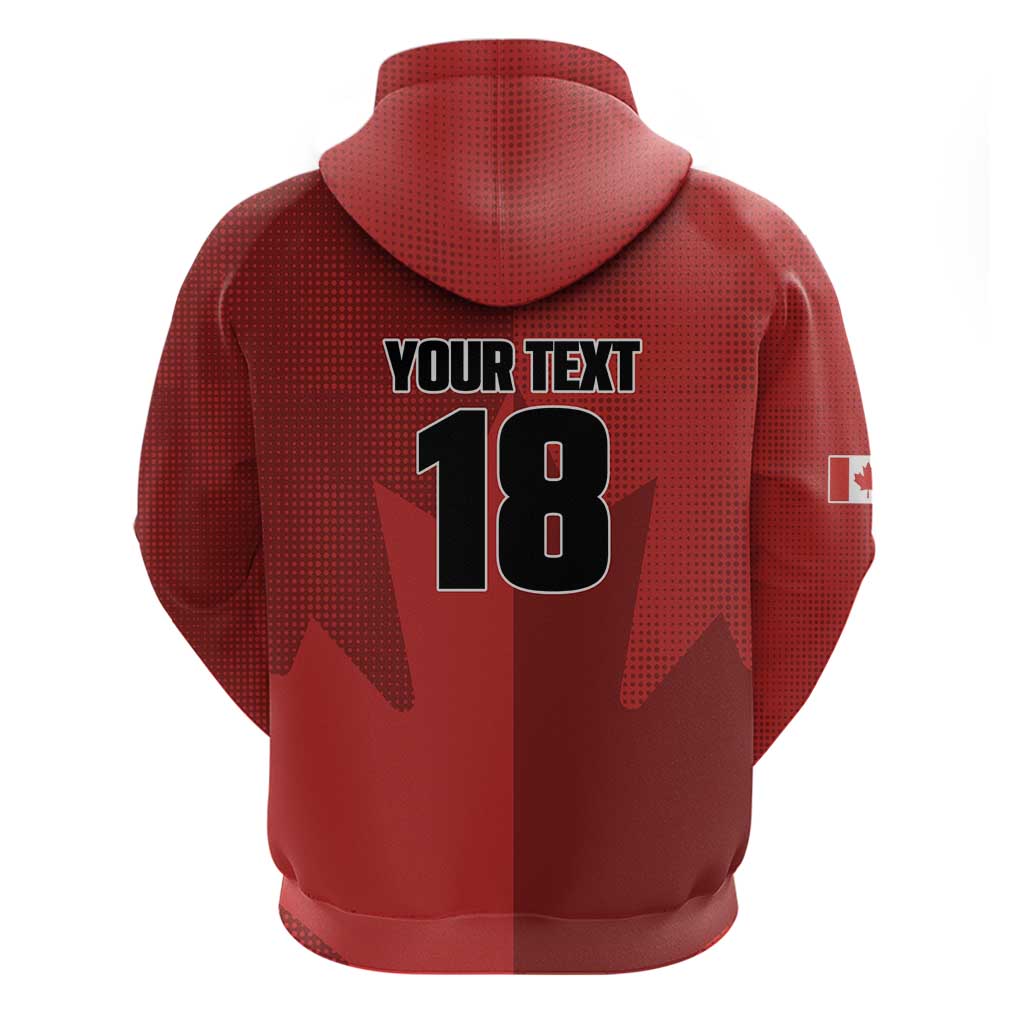 Canada Soccer Maple Leaf Custom Zip Hoodie Sporty Style - Wonder Print Shop