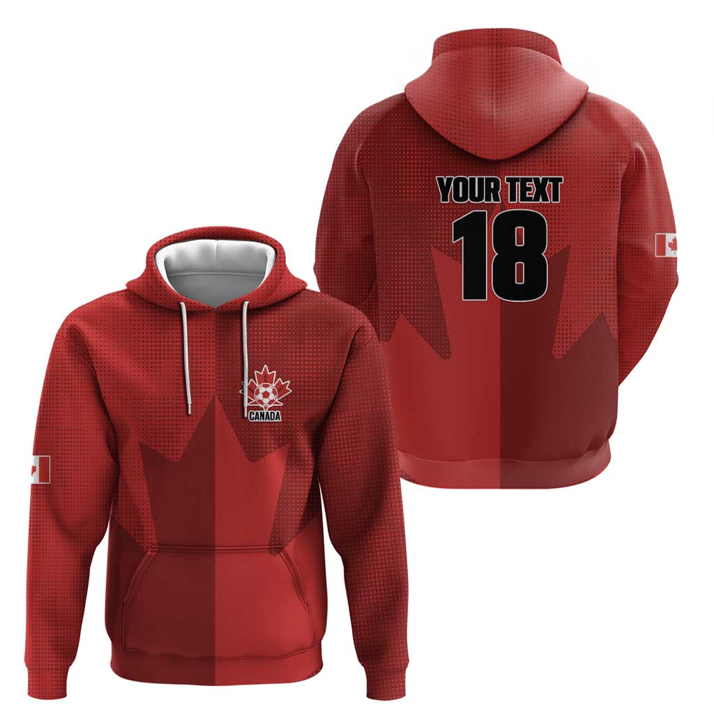 Canada Soccer Maple Leaf Custom Zip Hoodie Sporty Style - Wonder Print Shop