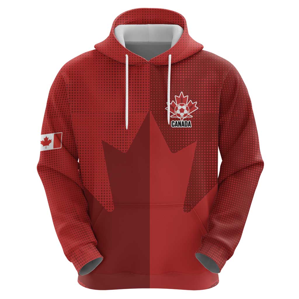 Canada Soccer Maple Leaf Custom Zip Hoodie Sporty Style - Wonder Print Shop