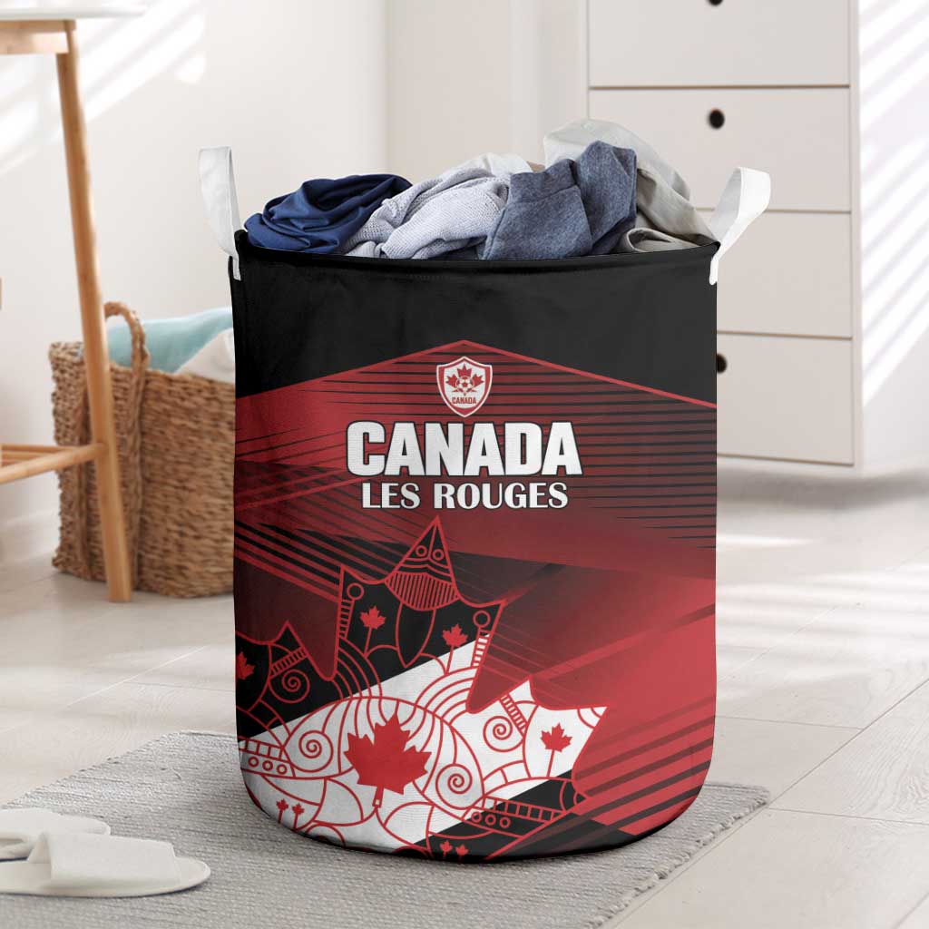 Canada Soccer Laundry Basket Les Rouges Maple Leaf - Wonder Print Shop