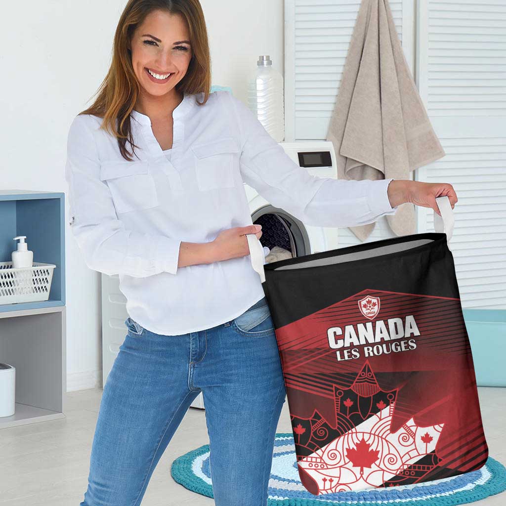 Canada Soccer Laundry Basket Les Rouges Maple Leaf - Wonder Print Shop