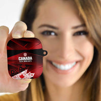 Canada Soccer AirPods Case Les Rouges Maple Leaf - Wonder Print Shop