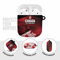 Canada Soccer AirPods Case Les Rouges Maple Leaf - Wonder Print Shop