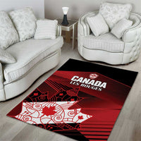 Canada Soccer Area Rug Les Rouges Maple Leaf - Wonder Print Shop