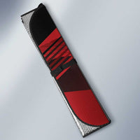 Canada Soccer Auto Sun Shade Les Rouges Maple Leaf - Wonder Print Shop